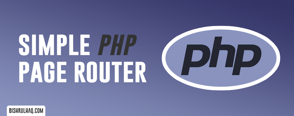 Simple PHP Page Router